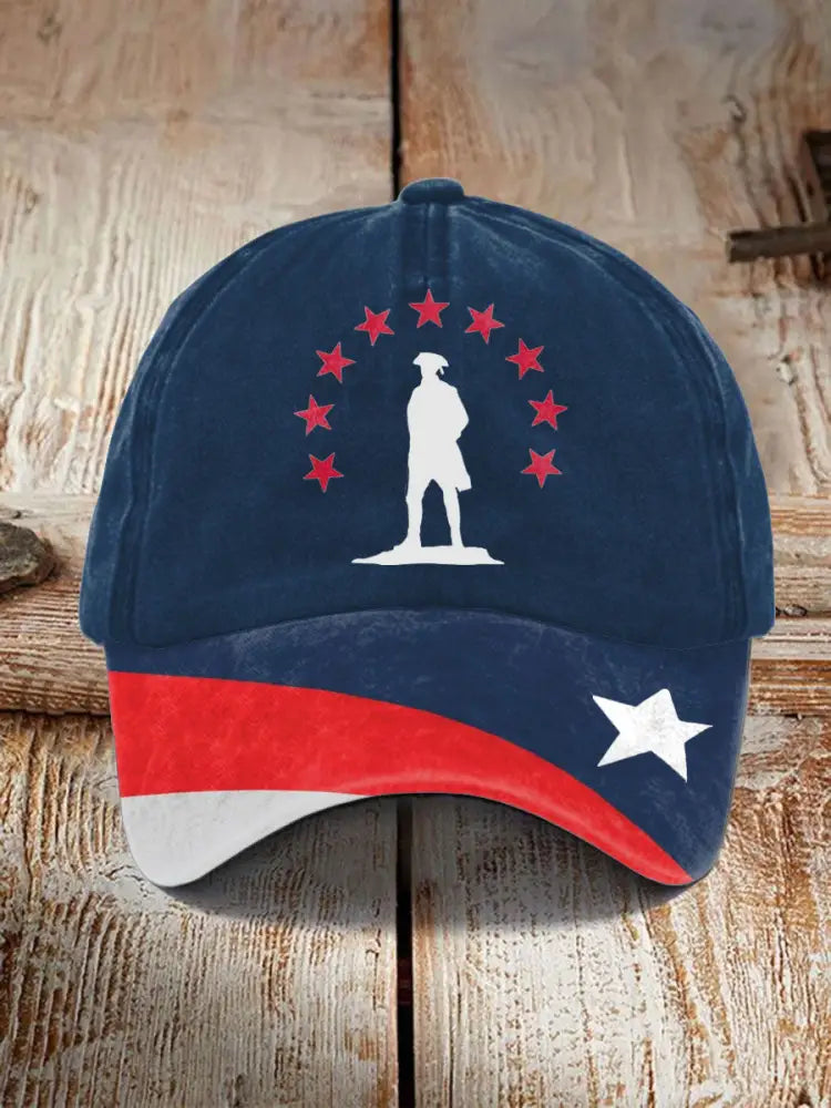 Unisex Football Fans Lovers Gameday Printed Hat Navy Blue / ONE