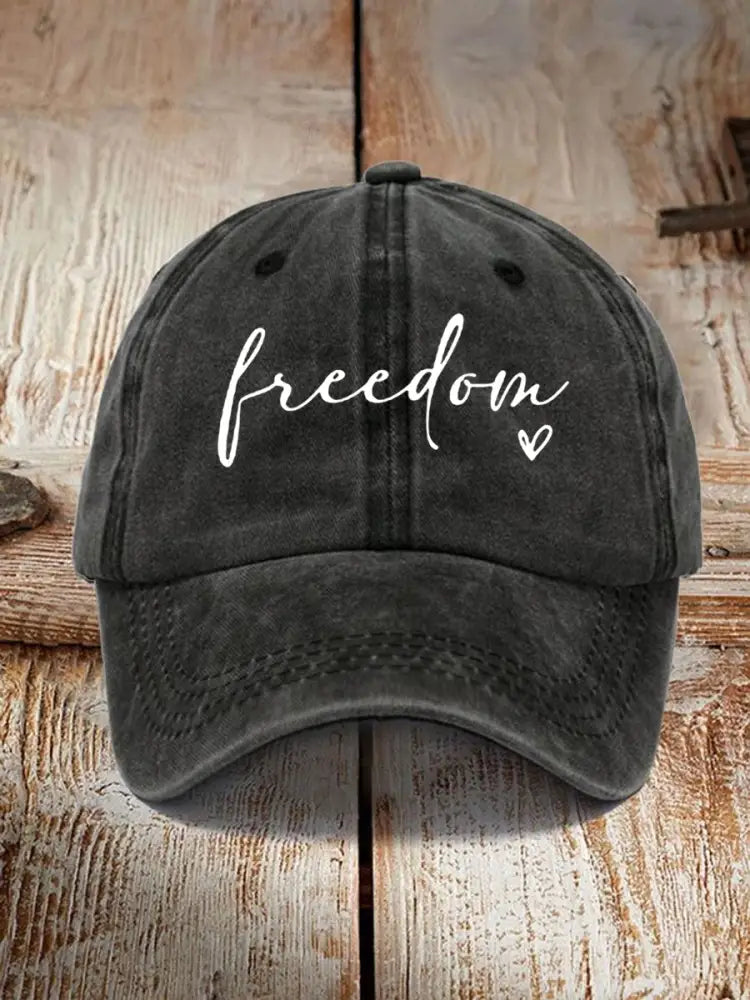 Unisex Freedom Charlie Kirk Hat Black / ONE