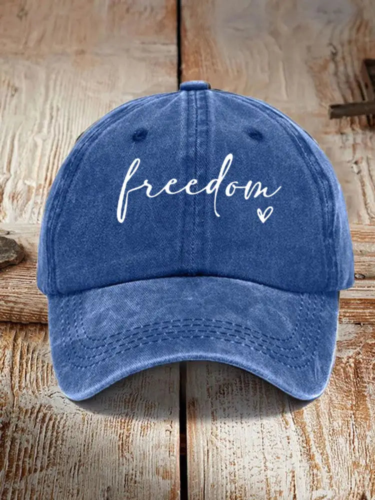 Unisex Freedom Charlie Kirk Hat Blue / ONE