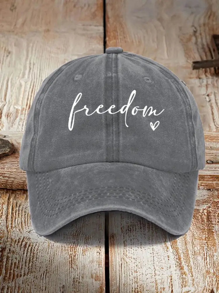 Unisex Freedom Charlie Kirk Hat Gray / ONE