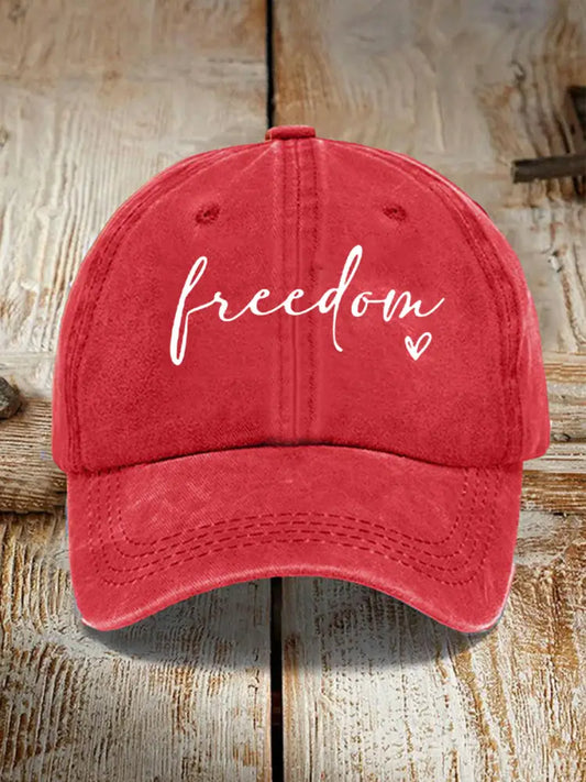 Unisex Freedom Charlie Kirk Hat Red / ONE