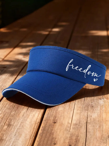 Unisex Freedom Charlie Kirk Sun Hat Royal Blue / ONE