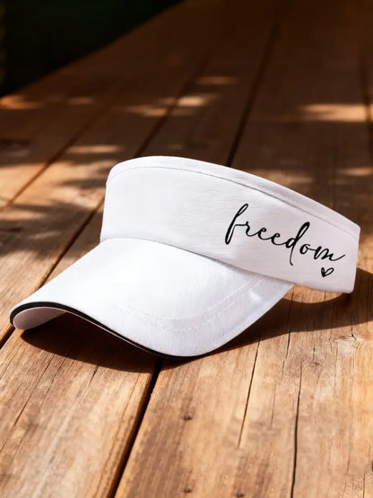 Unisex Freedom Charlie Kirk Sun Hat White / ONE