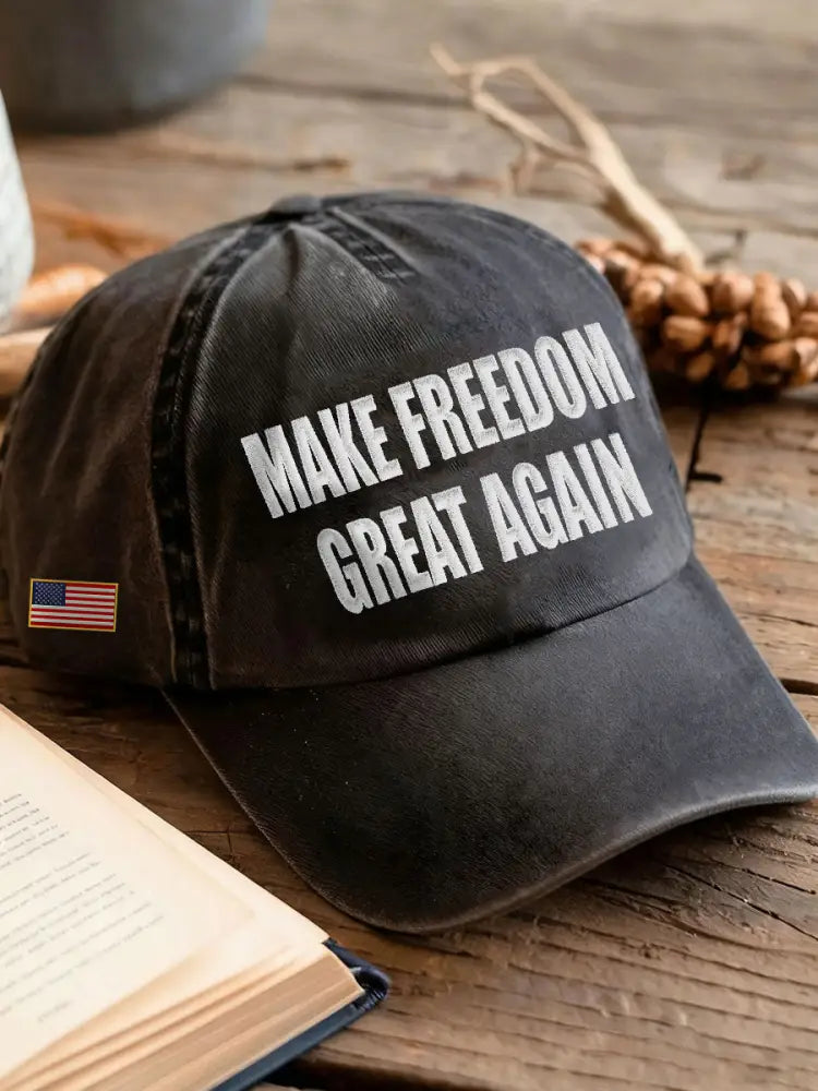 Unisex FREEDOM Hat Black / ONE