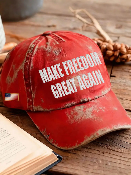 Unisex FREEDOM Hat Red / ONE