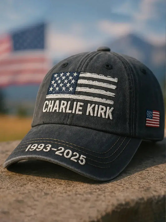 Unisex Freedom Is Not Free R.I.P Charlie Kirk Print Hat Black / ONE