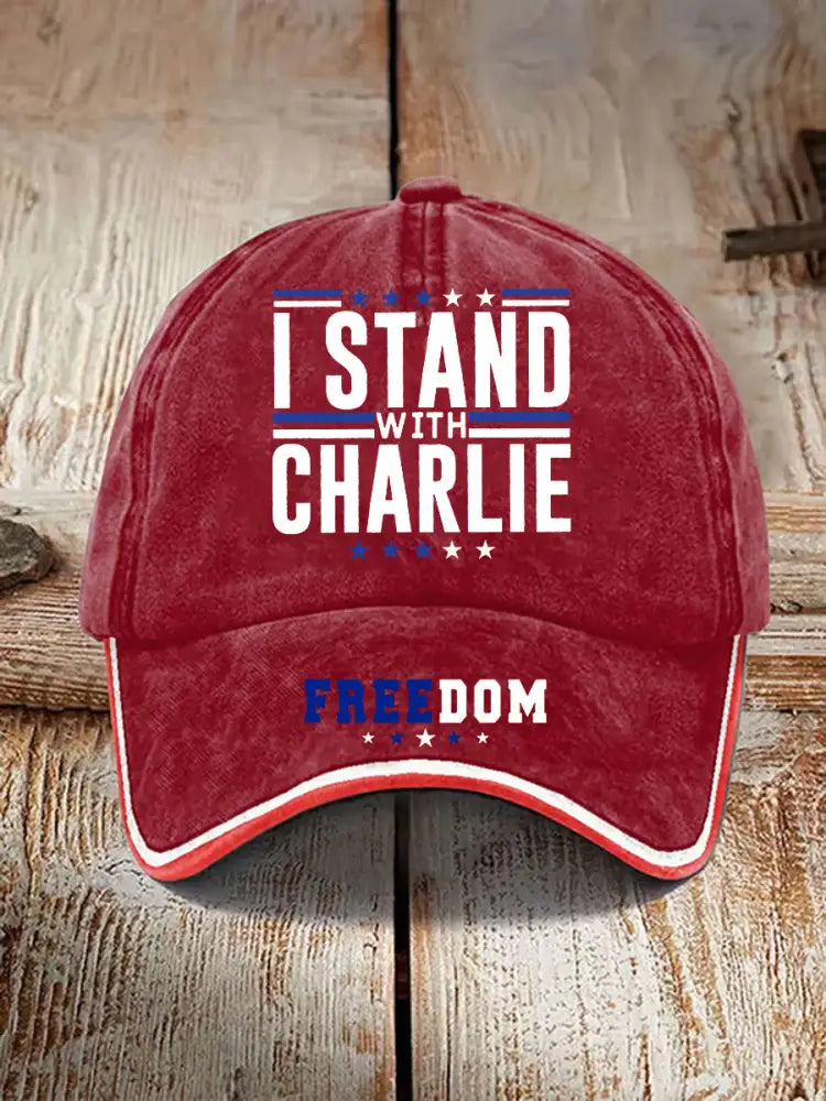 Unisex Freedom Is Not Free R.I.P Charlie Kirk Print Hat Red / S