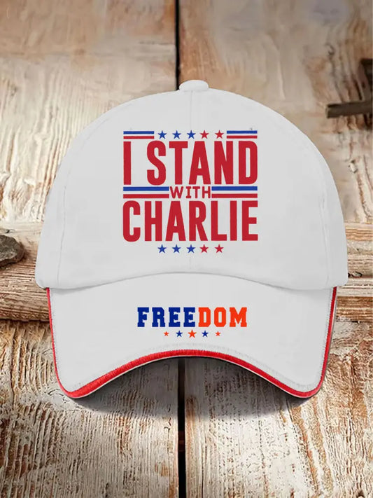Unisex Freedom Is Not Free R.I.P Charlie Kirk Print Hat White / S