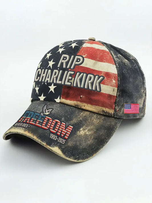 Unisex Freedom Rip Print Hat As picture / ONE