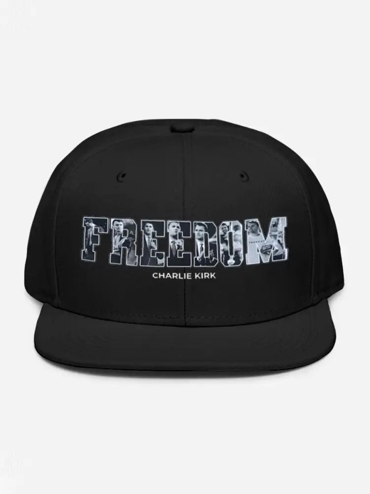 Unisex Freedom True Patriot Memorial Printed Hat Black / ONE
