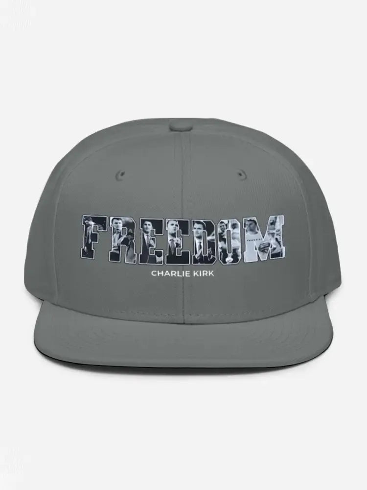 Unisex Freedom True Patriot Memorial Printed Hat Light Gray / ONE