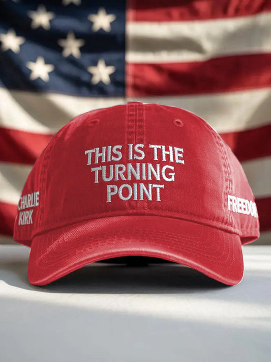 Unisex Freedom True Patriot Memorial Printed Hat Red / ONE