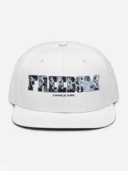 Unisex Freedom True Patriot Memorial Printed Hat White / ONE