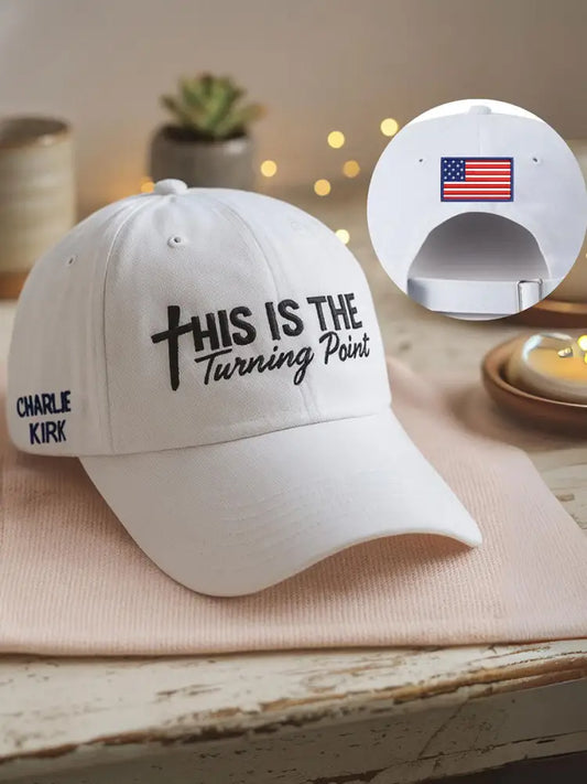 Unisex Freedom Turning Point Print Hat White / ONE