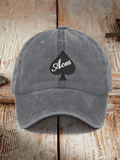 Unisex poker hats Gray / JM