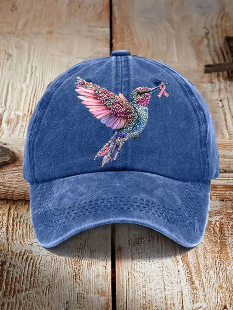 Unisex Resort Hawaiian Design Print Hat Blue / ONE