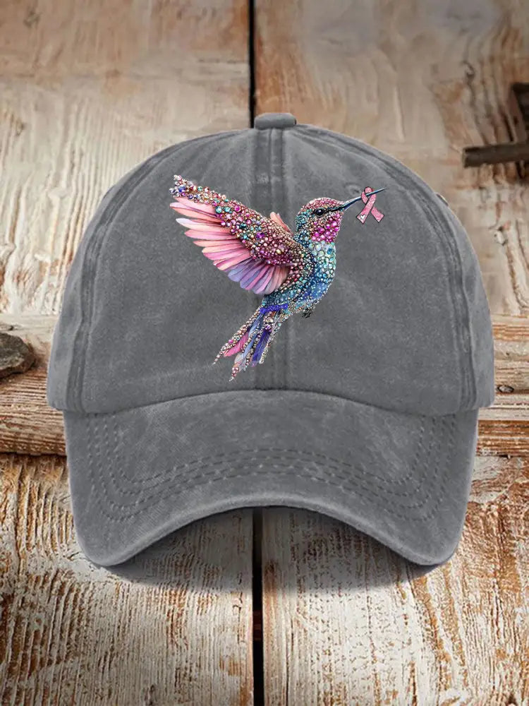 Unisex Resort Hawaiian Design Print Hat Gray / ONE