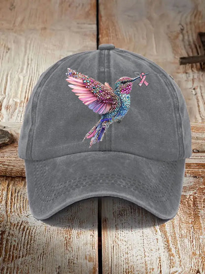 Unisex Resort Hawaiian Design Print Hat Gray / ONE