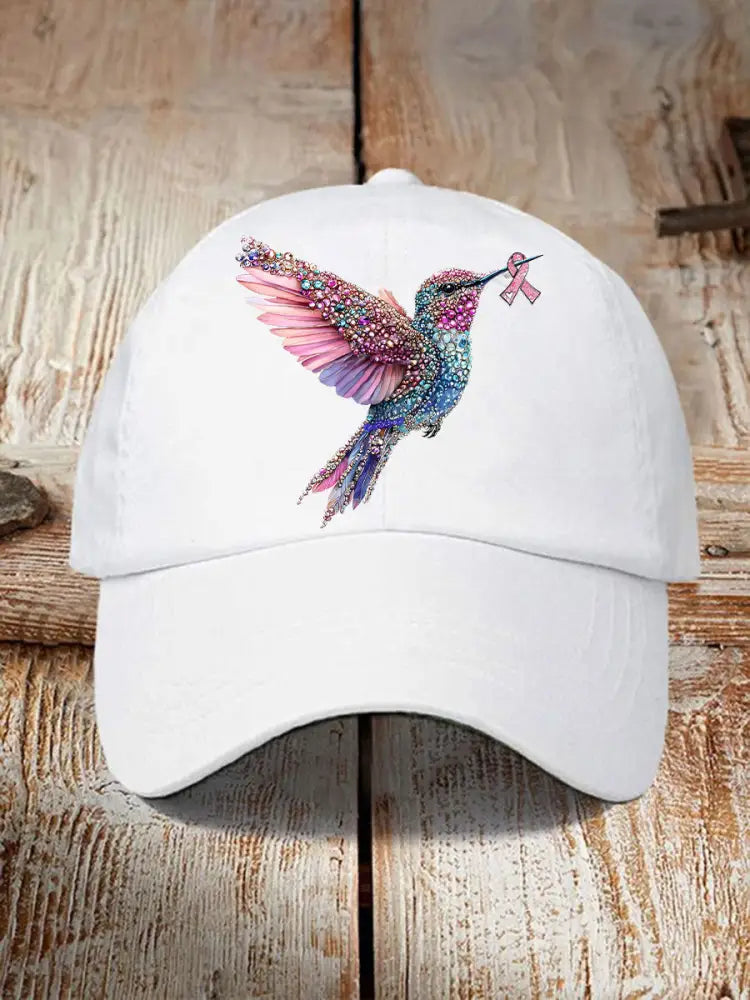 Unisex Resort Hawaiian Design Print Hat White / ONE