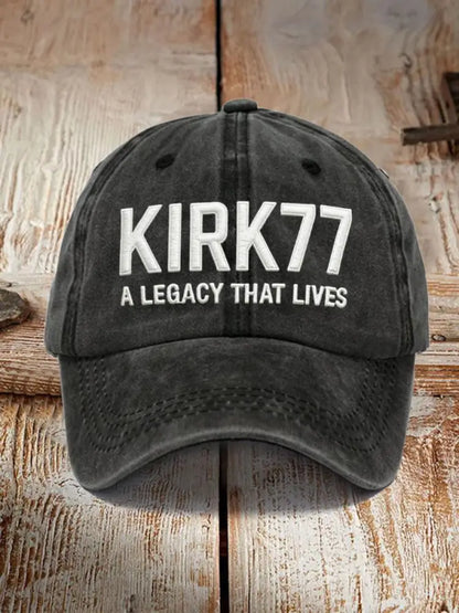 Unisex Resort Kirk77 A Legacy That Lives Design Print Hat Black / ONE