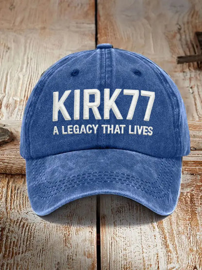 Unisex Resort Kirk77 A Legacy That Lives Design Print Hat Blue / ONE