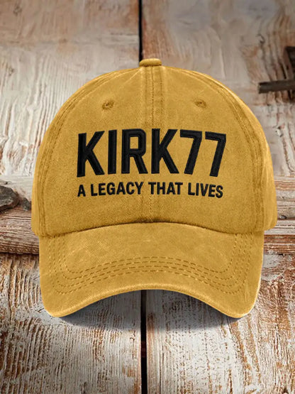 Unisex Resort Kirk77 A Legacy That Lives Design Print Hat Yellow / ONE