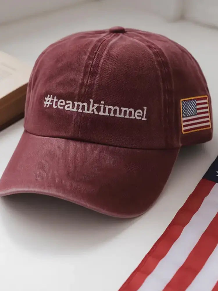 Unisex Team Kimmel Print Hat Red / ONE