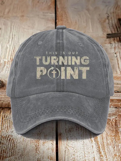 Unisex This Is Our Turning Point Hat Gray / ONE