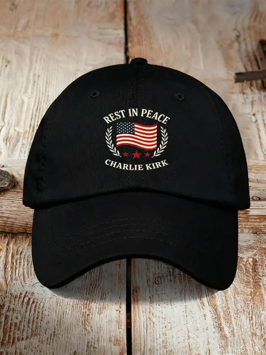 Unisex Vintage Art Printed Casual Hat A