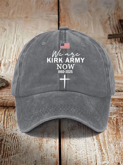 Unisex We Are All Kirk Army Now! R.I.P Charlie Kirk Hat Gray / ONE