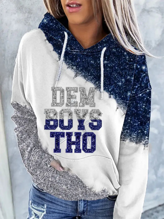 Women’s American football hooded sweatshirt White / S