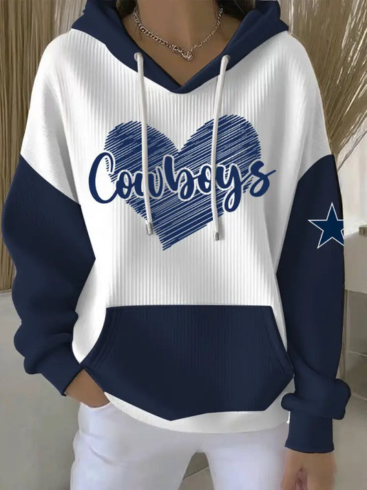 Women’s American football hoodie White / S