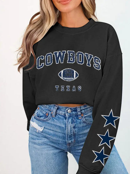 Women’s American football sweatshirt Black / S