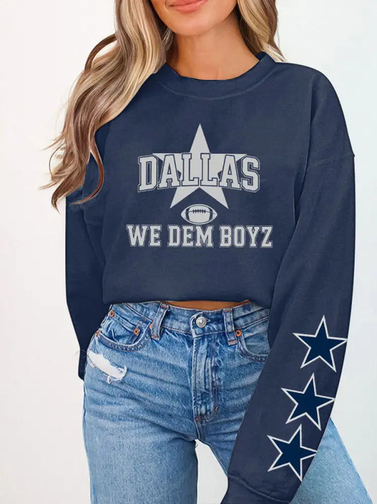 Women’s American football sweatshirt Navy Blue / S