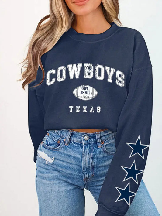 Women’s American football sweatshirt Navy Blue / S