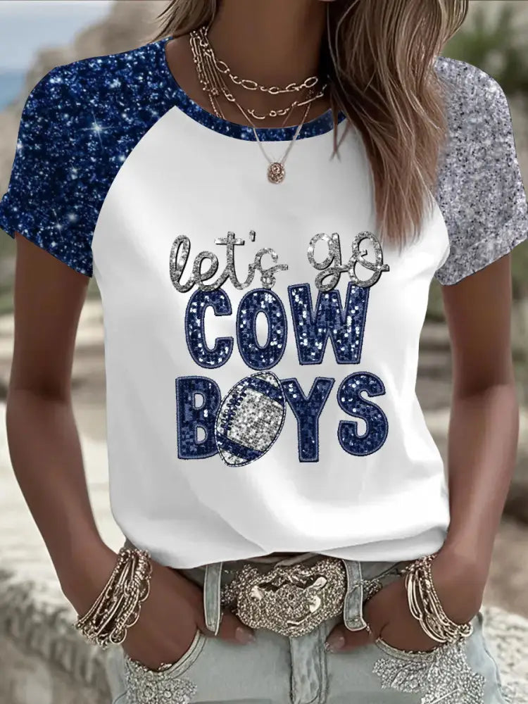 Women’s American Football T Shirt White / S