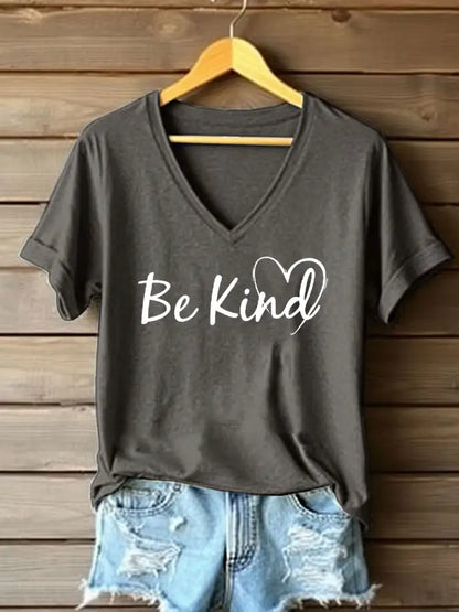 Women’s Be Kind Every Child Matters Print T-shirt Dark Gray / S