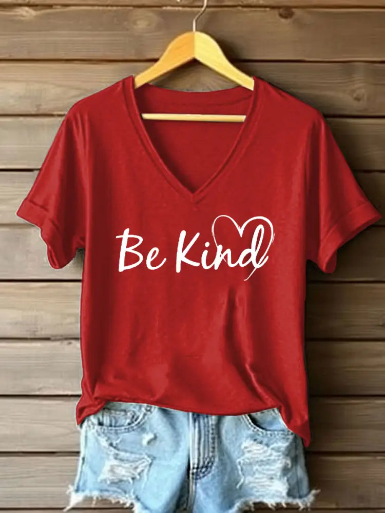 Women’s Be Kind Every Child Matters Print T-shirt Red / S