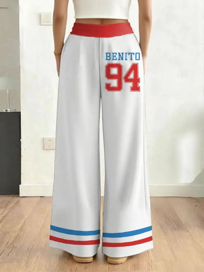 Women’s Bunny Football Music Lover Printed Pants