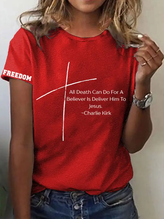 Women’s Charlie T-shirt Red / S