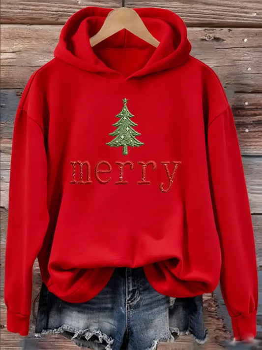 Women’s Christmas Art Print Commemorative Sweatshirt A / S