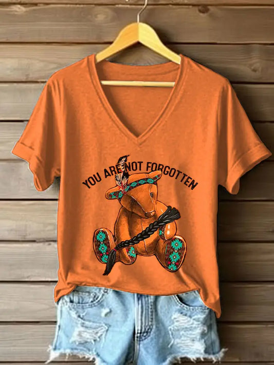 Women’s Every Child Matters Print T-shirt Orange / S