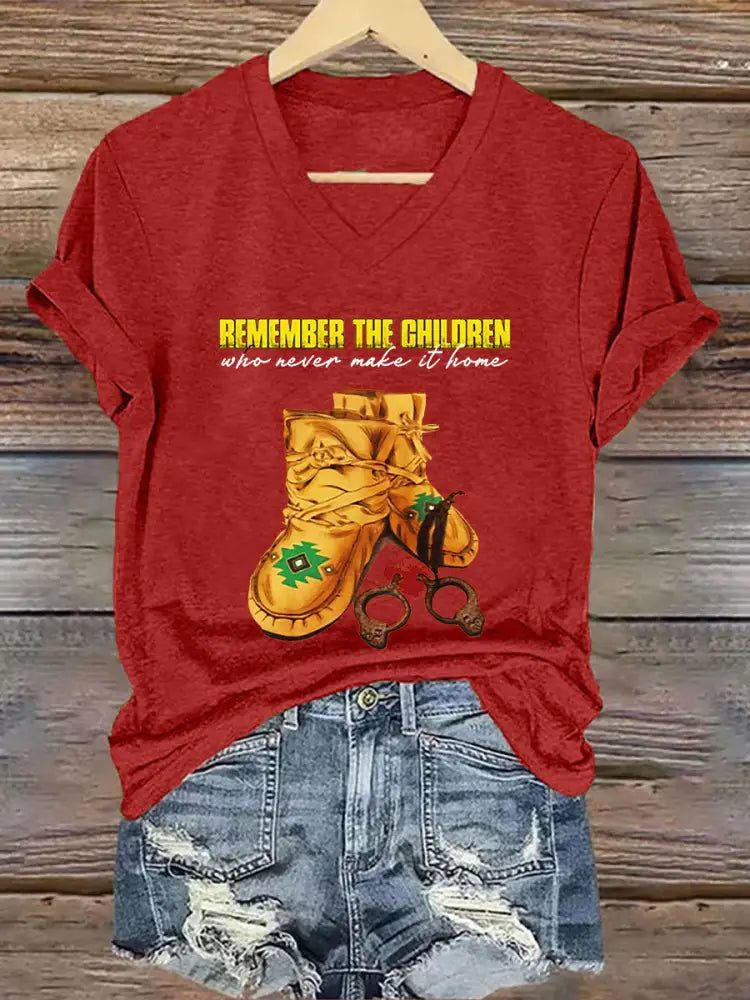 Women’s Every Child Matters Print T-shirt Red / S