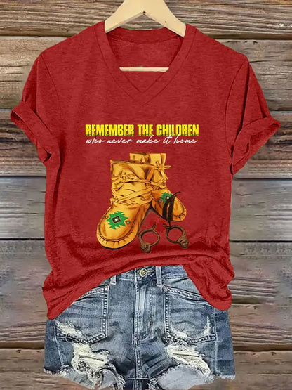 Women’s Every Child Matters Print T-shirt Red / S