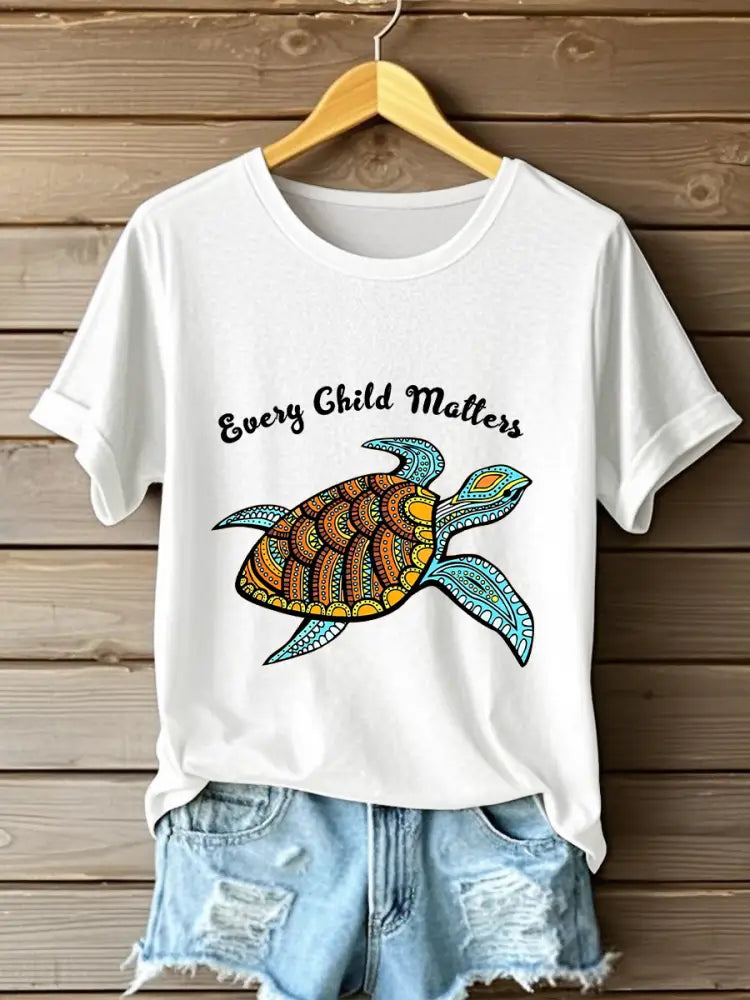 Women’s Every Child Matters Print T-shirt White / S