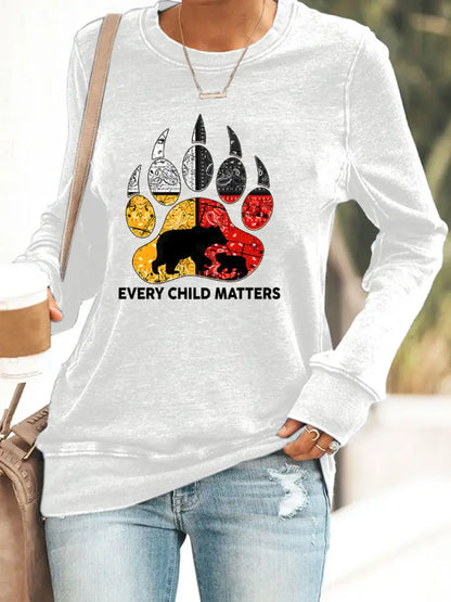 Women’s Every Child Matters Print Top White / S