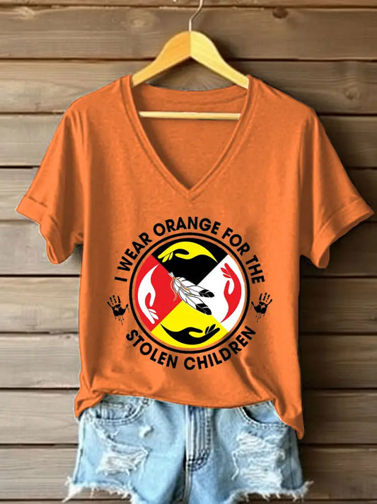 Women’s Every Child Matters Printed Casual T-Shirt Orange / S