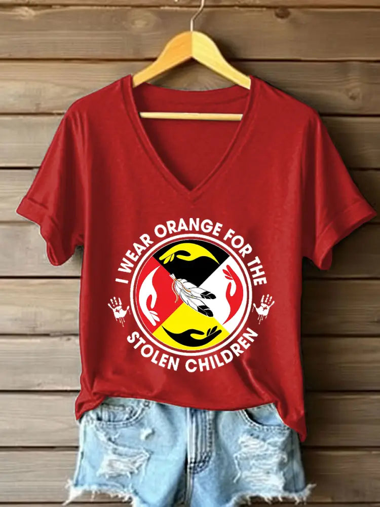 Women’s Every Child Matters Printed Casual T-Shirt Red / S