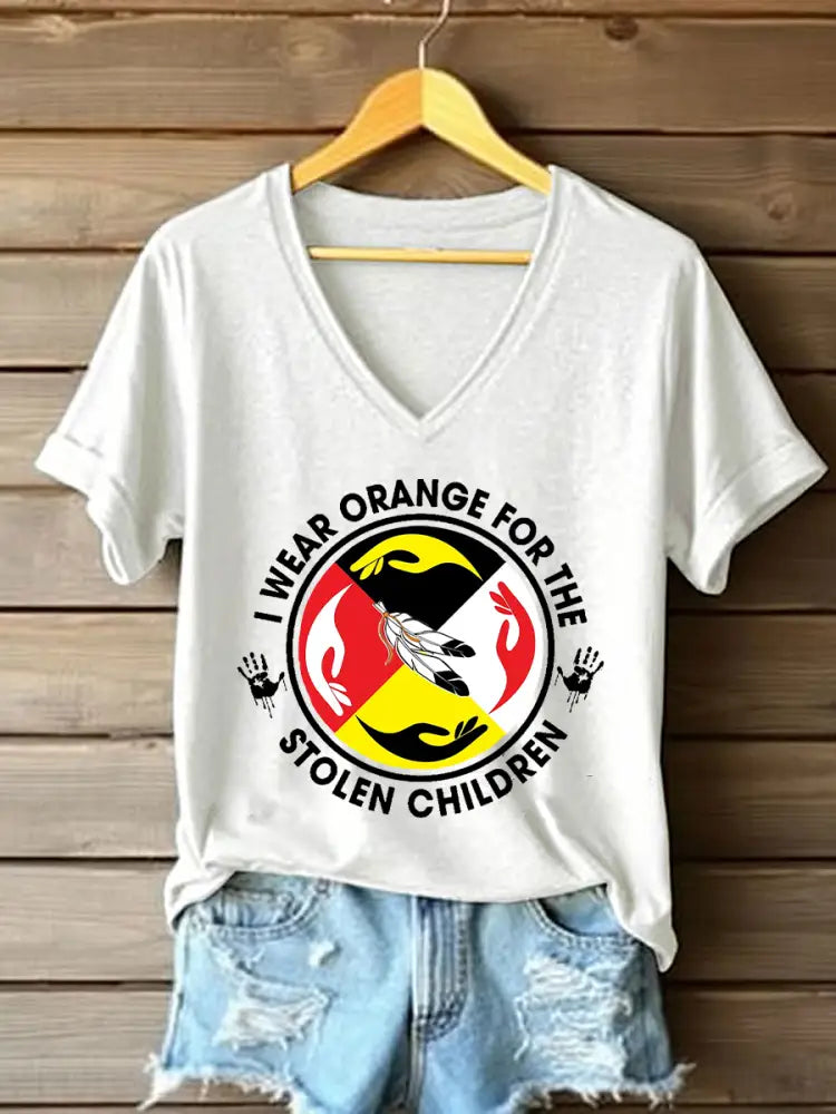 Women’s Every Child Matters Printed Casual T-Shirt White / S