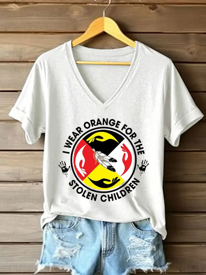 Women’s Every Child Matters Printed Casual T-Shirt White / S
